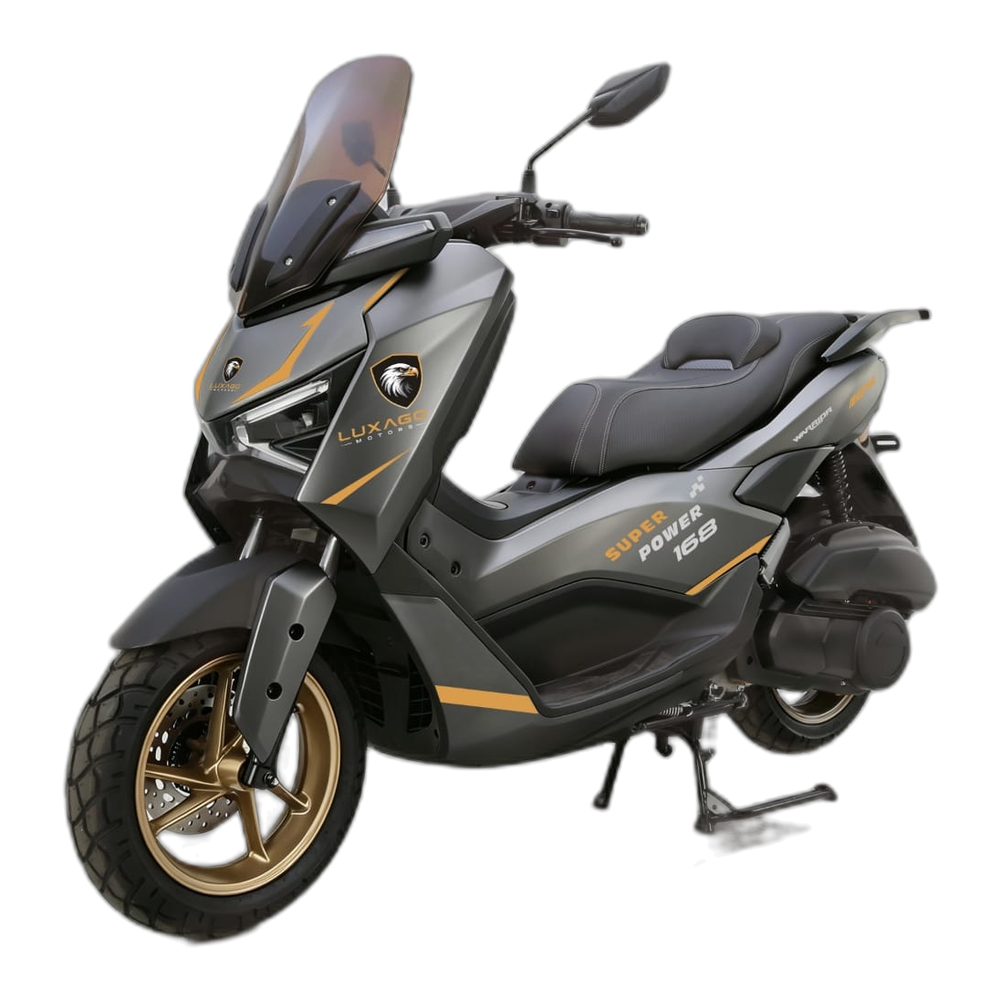 Luxago Motors Warrior 168, finition Gris/Or